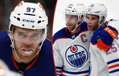 Connor McDavid kommer att sakna lagkompisen Darnell Nurse. 