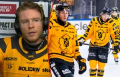 Rickard Hugg sågar Skellefteås insats i första perioden.