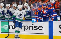 Elias Pettersson har fått en fin start - men i natt blev det förlust.
Foto: Bildbyrån.