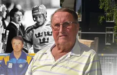Curre Lindström idag och 1986. Foto: Ronnie Rönnkvist och Bildbyrån (montage).