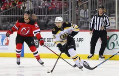 Fabian Lysell under en match för Boston.