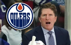 Spelarfacket NHLPA kan stoppa Mike Babcock från att ta över jobbet som huvudtränare för Edmonton Oilers. Foto: James Guillory-USA TODAY Sports