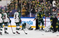 Patrik Puistola skadade sig i lördagens drabbning mot Björklöven.