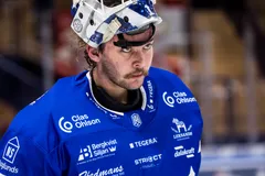 Marcus Gidlöf tvingades kliva av i Leksands seger.