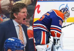 Mike Babcock var missnöjd med Tristan Jarrys premiär.