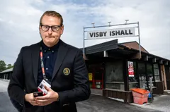 Magnus Mårtensson och svenska ishockeyförbundet har gett Visby/Roma dispens.