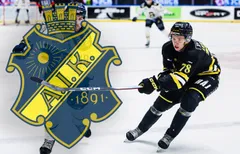 Patrik Jernfalk blir kvar i AIK på ett utvecklingskontrakt. Foto: Bildbyrån (montage).