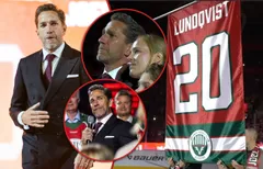 Joel Lundqvist har förevigats i Scandinavium.