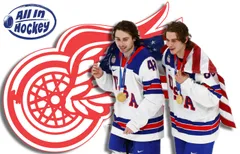 Finns det en framtid för bröderna Quinn och Jack Hughes i Detroit Red Wings? Foto: Bildbyrån