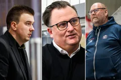 Kjell-Ivar Lundholm, Björn Tholander Olsson och Jens Berggard ska lotsa sina respektiva lag till slutspel.