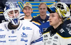 Marcus Gidlöf och Love Härenstam - rivaler och klubbkamrater på samma gång.
Foto: Bildgyrån & Ronnie Rönnkvist.