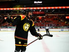 Elin Svensson blev tvåmålsskytt när Brynäs körde över Linköping i SDHL.
Foto: Aron Broman / BILDBYRÅN