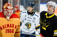 Carl Malmqvist, Lucas Jidenius och Tim Friberg har svårt att få speltid i Hockeyallsvenskan.