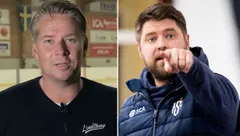 Tomas Östlund i Lindlöven och Jonas LIndström i Sundsvall spänner bågen.