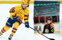 Lucas Carlsson buades ut.
Foto: Bildbyrån & Måns Karlsson.