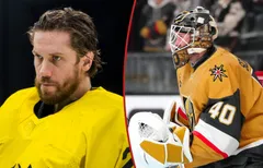 Jacob Markström och Akira Schmid.