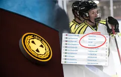 Hugo Engelaar stannade i Brynäs som överårig, och har nu fått igenom en flytt till Italien. Foto: Bildbyrån och Nathalie Andersson/BrynäsJuniorer.