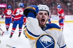 Zach Benson cashar in efter genombrottet med Buffalo Sabres. Foto: David Kirouac-Imagn Images