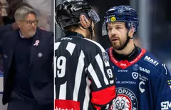 Fantenberg försöker hålla igen när han får frågor om domarna.