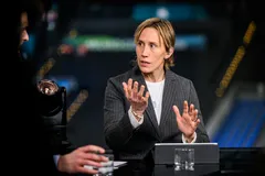 Maria Rooth i en av många SVT-sändningar.