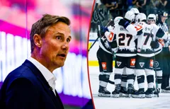 Roger Rönnbergs Fribourg utnyttjade udda regeln och vann i CHL.
Foto: Bildbyrån