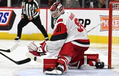 Frederik Andersen blir Edmonton Oilers lösning mellan stolparna. Foto: Bildbyrån