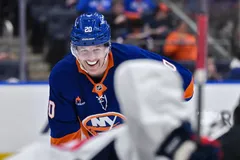 Hudson Fasching byter Nordamerika mot SHL för spel med Skellefteå AIK. Foto: John Jones-Imagn Images