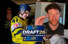 Ivar Stenberg är en potentiell draftetta men tippas utanför topp tre i många mock drafts.
Foto: Jesper Zerman / Bildbyrån & Hockeysverige.se