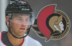 André Burakovsky missar NHL-premiären med sin nya klubb, Ottawa Senators,
Foto: Mats Javerud / BILDBYRÅN