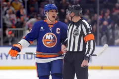 Anders Lee lämnar New York Islanders för Utah Mammoth. Fotot: Brad Penner-Imagn Images