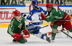 En bild från förra årets försäsongsmatch mellan Mora och Leksand.
Foto: Bildbyrån.