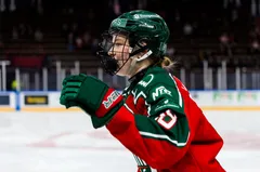 Moa Stridh blev matchvinnare för Frölunda med sitt första mål i SDHL.
Foto: Michael Erichsen / BILDBYRÅN