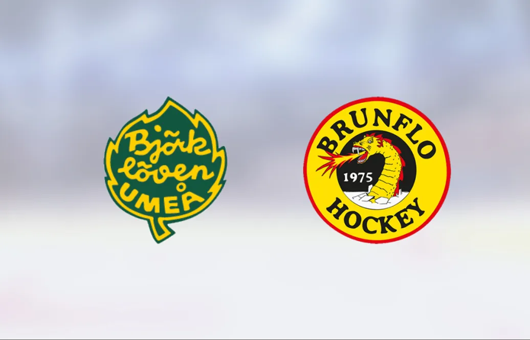 Tindra Holmström tvåmålsskytt när Björklöven 2 vann mot Brunflo