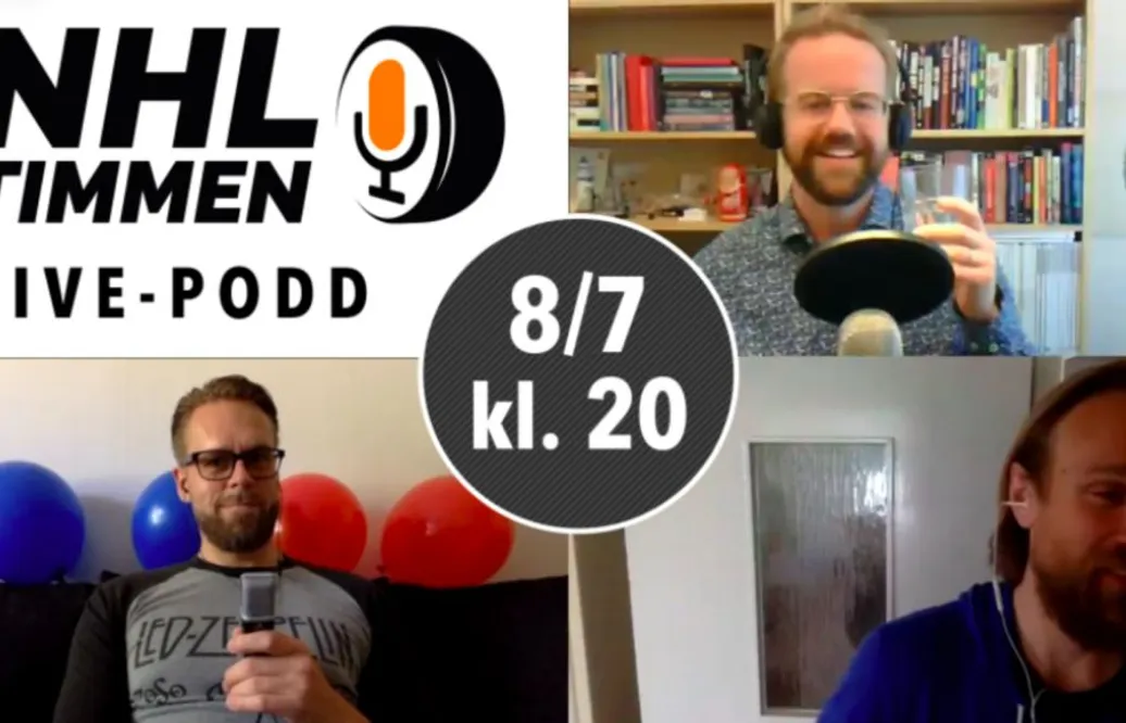 Livepodcast i kväll – var med och ta avsked av NHL-timmen