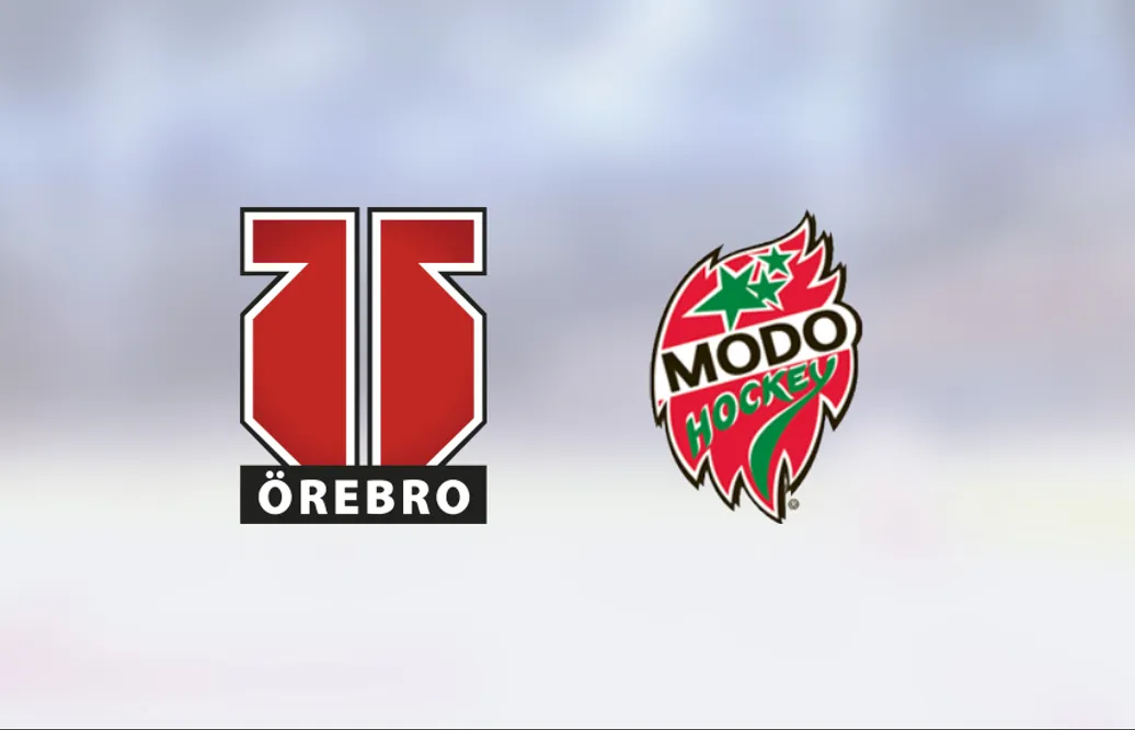 Örebro Hockey J18 avgjorde i förlängningen mot Modo Hockey J18
