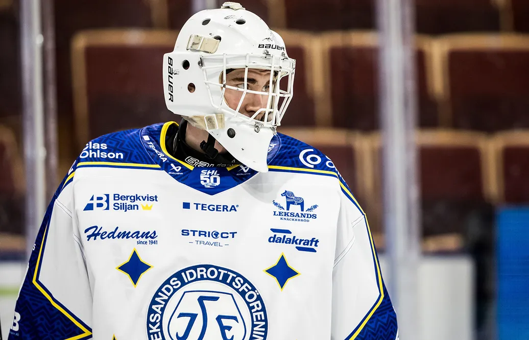 Viggo Tamm är nästa målvaktstalang som är på väg fram i Leksand. 