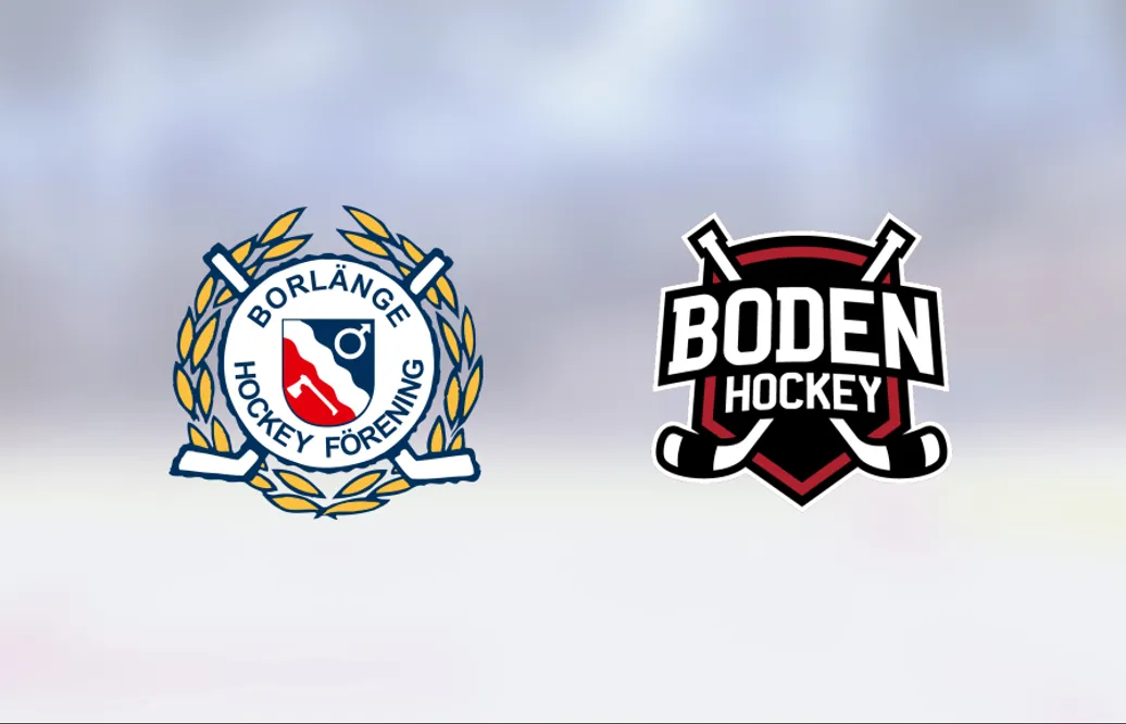 Storseger för Bodens HF borta mot Borlänge