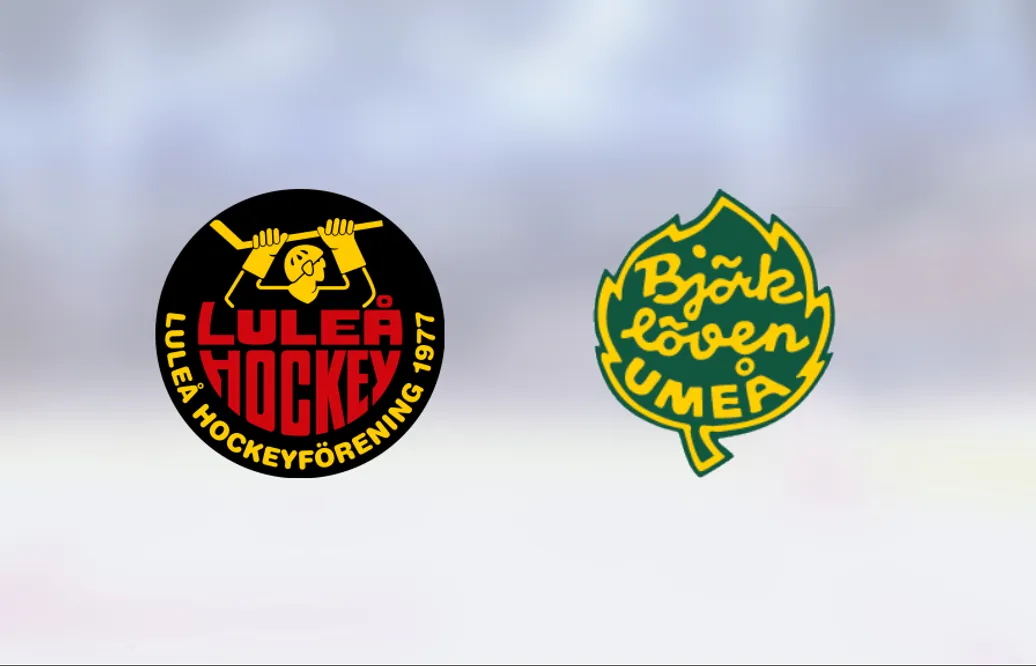 Luleå vann med 4-3 hemma mot Björklöven