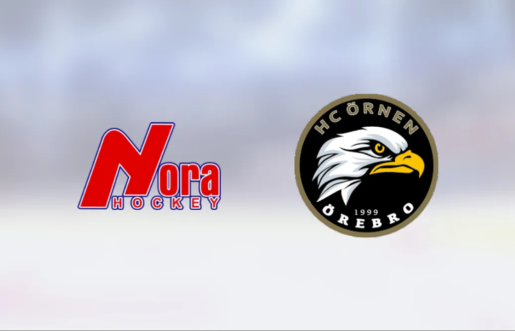 Örnen/Örebro HU segrade i toppmötet – 3-2 mot Nora