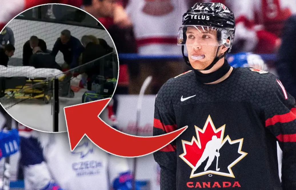 Jared McIsaac knockades medvetslös – rullades ut på bår