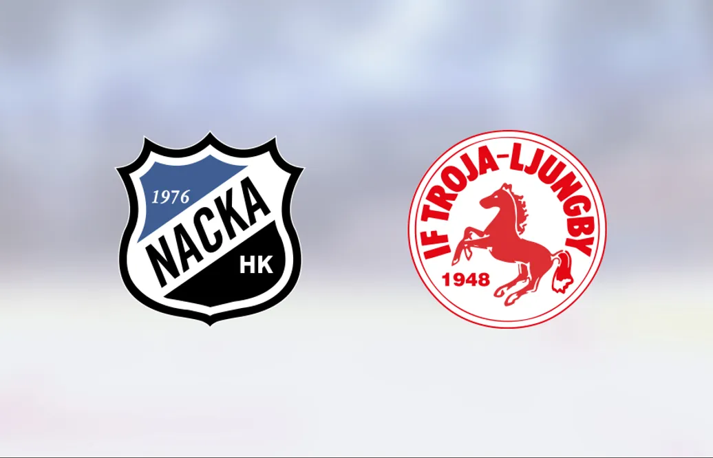Nacka vann efter avgörande i tredje perioden mot gästande Troja/Ljungby J18