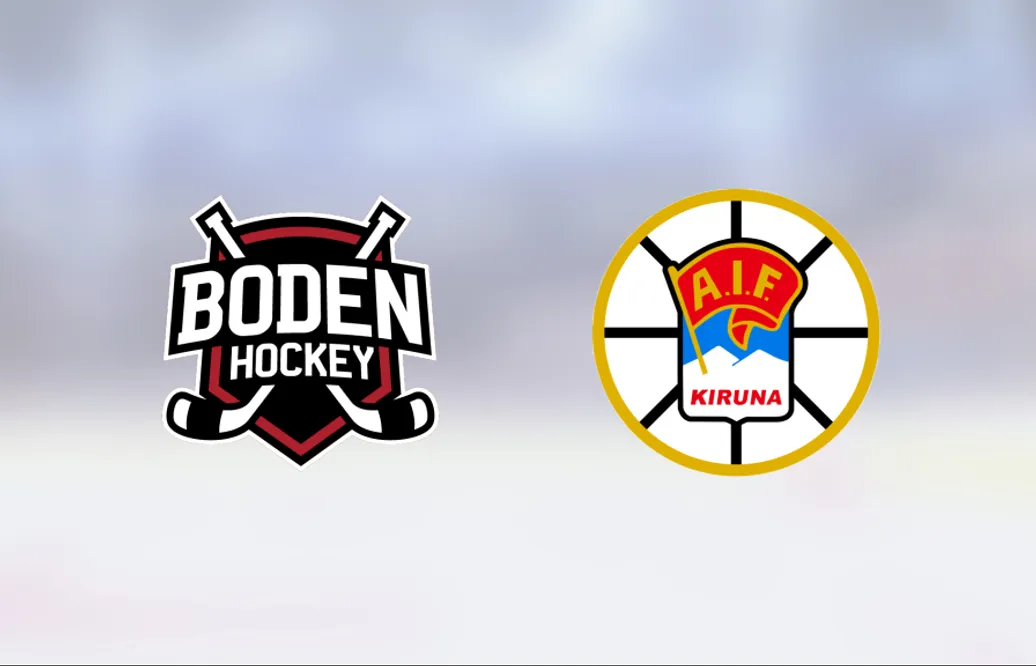 Bodens HF segrare hemma mot Kiruna AIF – Anton Tano matchvinnare