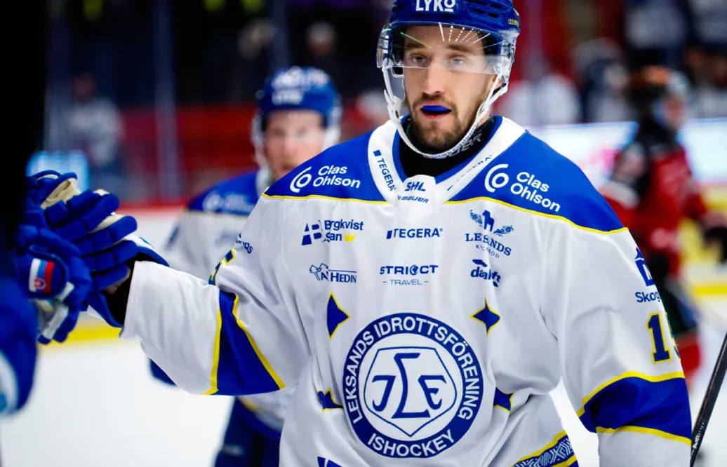 Oskar Lang het när Leksand besegrade Linköping