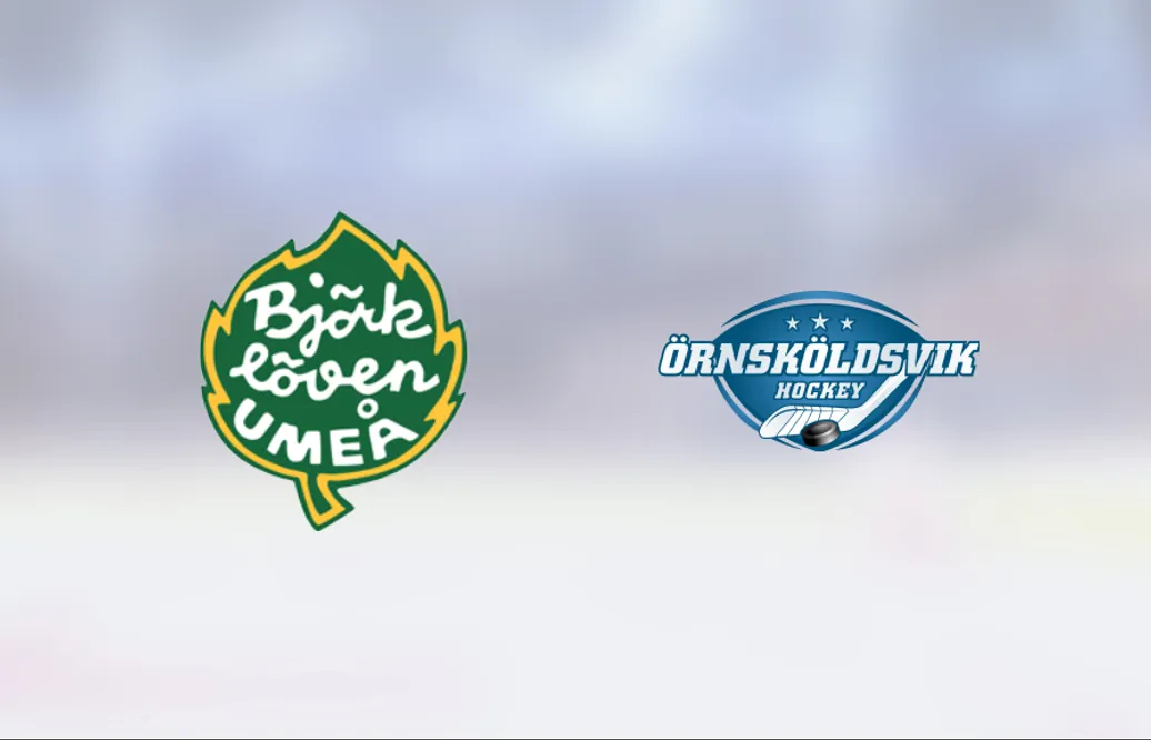 Storseger för Björklöven hemma mot Ö-vik Hockey J18