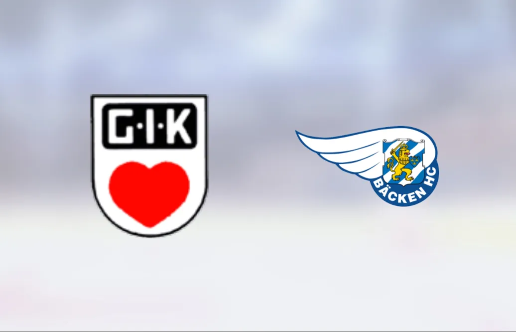 Grästorps IK vinnare mot Bäcken i hockeyettans kvalserie södra