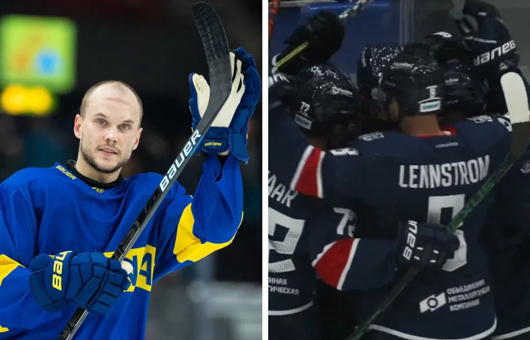 Första KHL-målet för svenskbacken