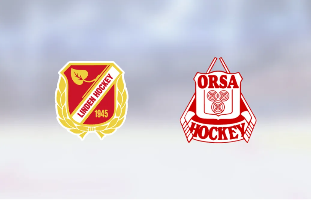 Eskilstuna Linden vann i HockeyEttan Kvalserie västra mot Orsa