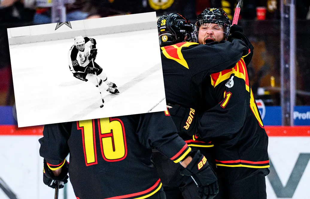 Kieffer Bellows slog till inför föräldrarna.
Foto: Bildbyrån.