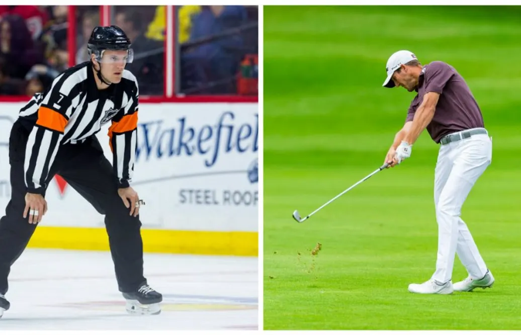 NHL-domarens stora succé på golfbanan: ”Tror jag kan klara cutten”