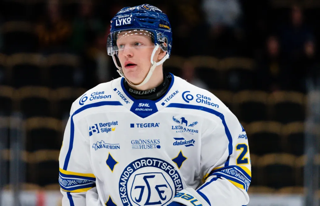 Emil Heineman blev målskytt i AHL-debuten